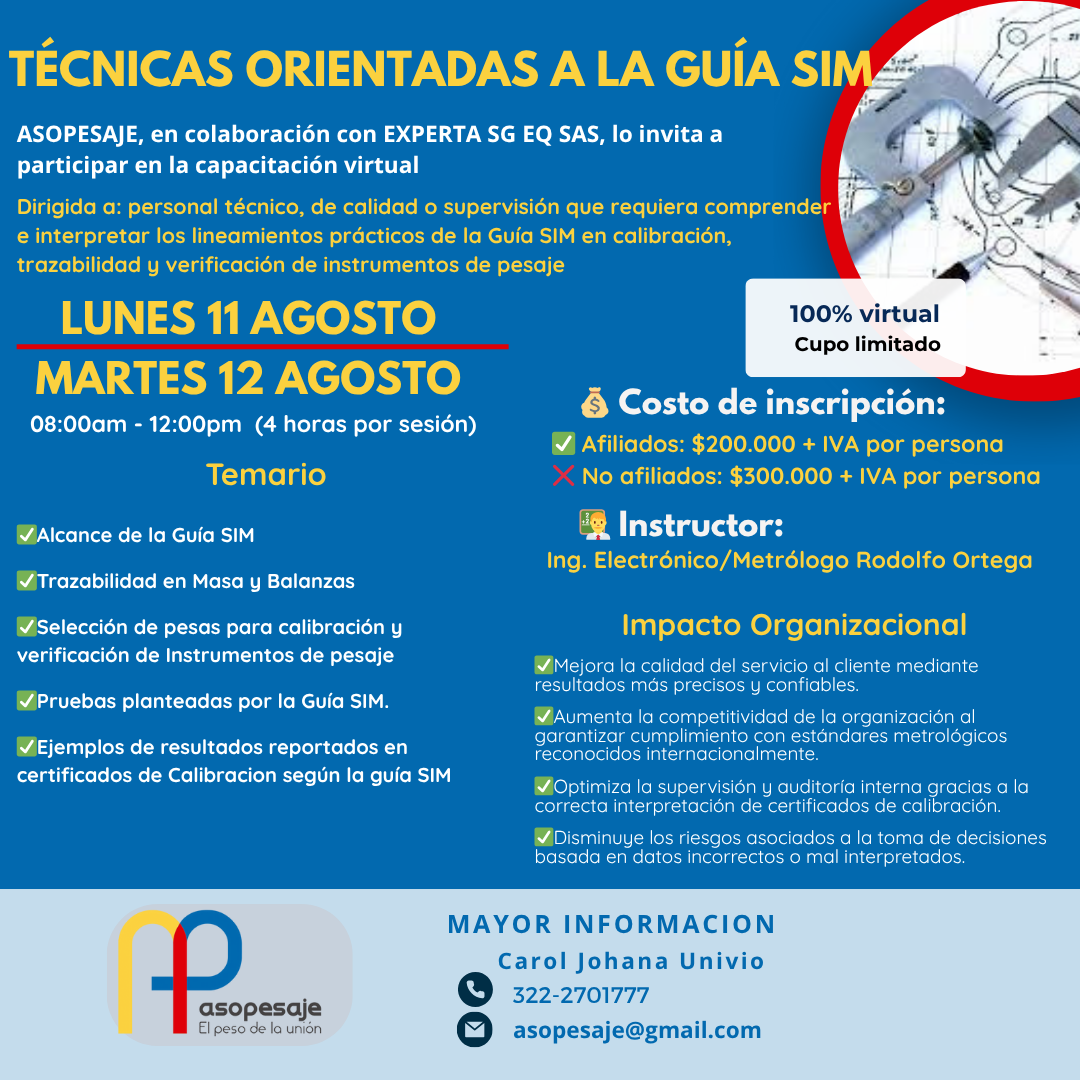 📢 Capacitación Virtual: Técnicas Orientadas a la Guía SIM 🎯